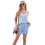 Summer Ladies Casual 2 Pieces Set Sky  S 1