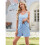 Summer Ladies Casual 2 Pieces Set Sky  S 4