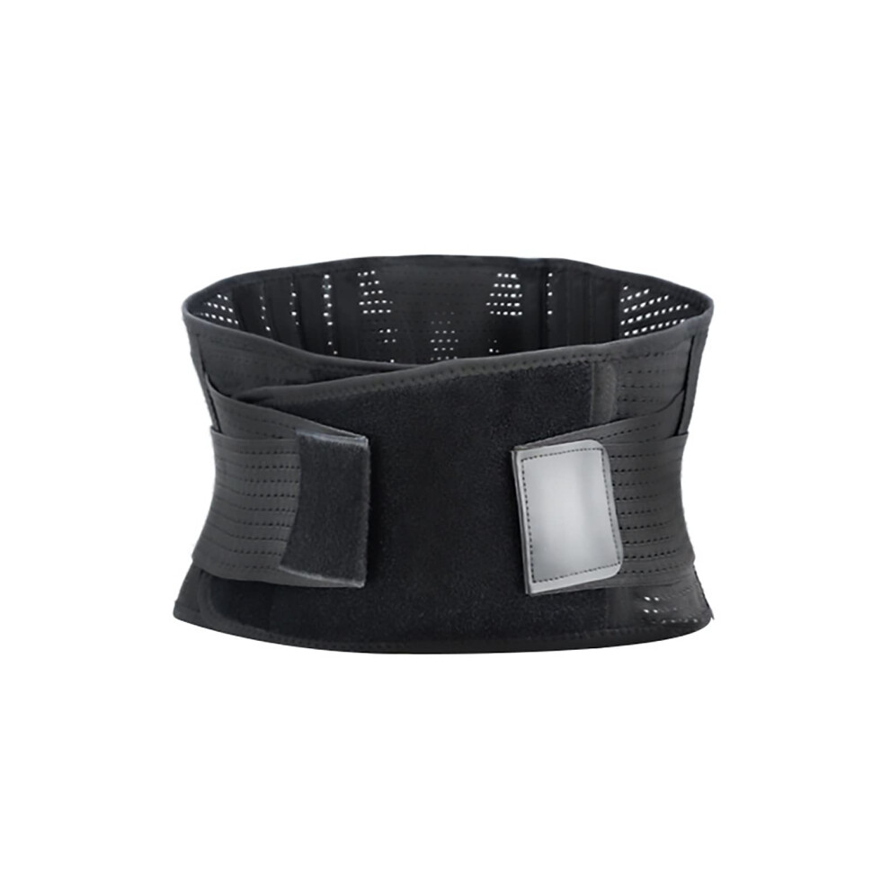 Black Fitness Belt For Men And Women For Weightlifting, Squats, Deadlifts, Double Straps (, Size S)