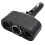 3 way Socket Car Cigarette Lighter Splitter Led Adapter 9