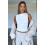 Womens Summer Tank Tops White L 2