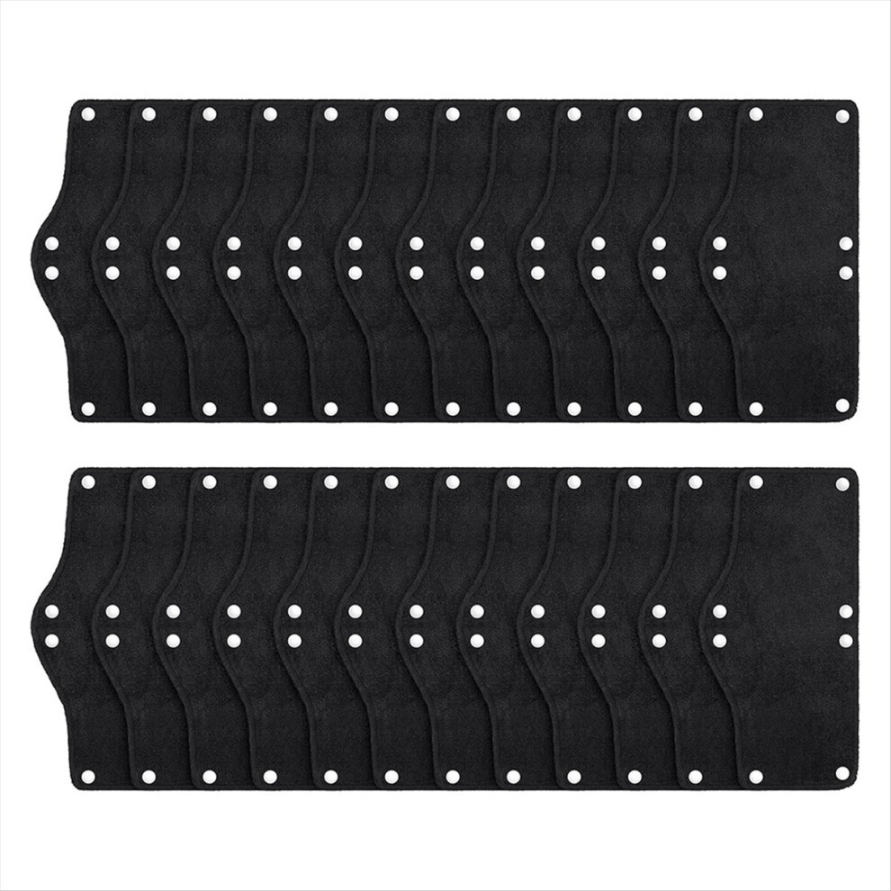 24 Pieces Hard Hat Sweatband, Cotton Helmet Sweatband Liner, Washable 4852735179768