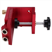 Pocket Hole Drill Guide Dowel Jig, Aluminium Oblique Locator Drilling