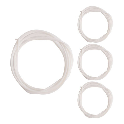 4pcs/set White Durable Nylon Ukulele Strings Replacement Part for 21 inch 23 inch 26 inch Stringed Instrument