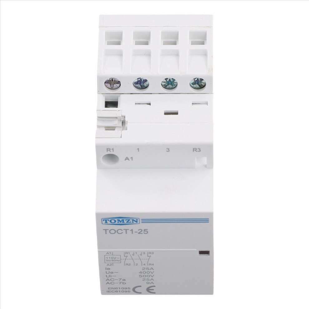 Toct1-25 4P 25A 2Nc 2No 220V/230V 50/60Hz Din Rail Household Ac Modul 4852735168045