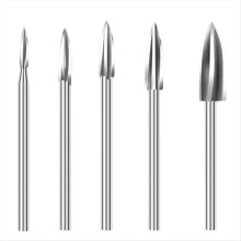 Wood Carving Drill Bit HSS Engraving Set Root Milling Grinder Burr Pre