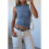 Womens Summer Tank Tops Navy Blue XL 1