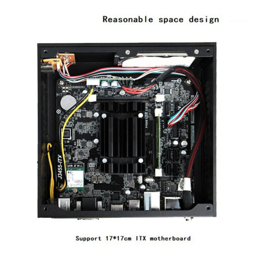 ITX Computer Case Chassis Aluminum HTPC  ITX DIY PC Cases A01 Chassis HTPC Horizontal Computer 1