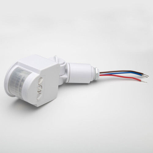 LED Light Motion Sensor  PIR Infrared Detector Automatic Movement Detector Auto  Off Outdoor,  12V White 1
