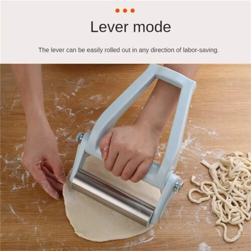 Adjustable Stainless Steel Rolling Pin - Food Grade, Non-Stick Surface, Ideal for Baking & Kitchen Needs 1