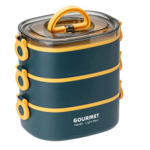 Bento Box Adult Lunch Box, Leak-Proof, Stacking Bento Box Lunch Box,Portable Food Container Storage Boxes ()