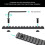 16 Pack M 4 T-Nut Metric Camming Screw Replacement Sets Compatible with Standard Rail Systems, with Thread Screws 3