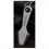 Titanium Pry Bar Mini Alloy Crowbar Keychain Pendant Tool Silver 3