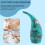 300ML Automatic Soap Dispenser, Touchless Electric Auto Sensor Soap Dispenser, Bathroom Liquid Dispenser 7
