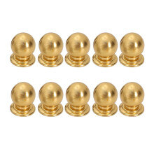 10 Pcs Cabinet Knobs Round Knobs Bathroom Cabinet Knobs Dresser Knobs, Modern Cabinet Hardware for Kitchen Gold