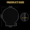 36Pcs Acrylic Sheet Clear Cast for LED Light Base, Thick Acrylic Blanks, Square 7