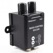 Auto BilfjäRrkontroll Subwoofer Bilstereo Equalizer Crossover Bas Controller Bas Equalizer Controller 4 RCA