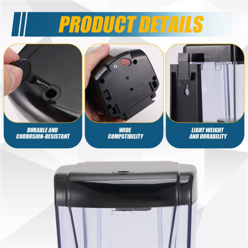 Automatic Soap Dispenser, Touchless Infrared Motion Sensor, 700Ml Wall Mount Hand Free for Bathroom Kitchen Hotel 2