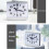 Bedroom Desktop Bed Wake  Clocks Bedroom Beside Student Plastic Silent Sweeping Small Table Clock Alarm Clock-White 10