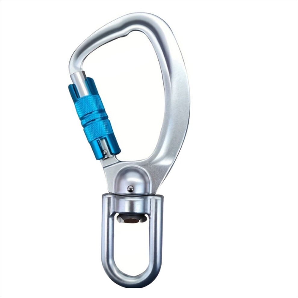 Photos - Climbing Gear Swivel Carabiner Clip 360 Rotatable Big Auto Locking C-Ring Climbing