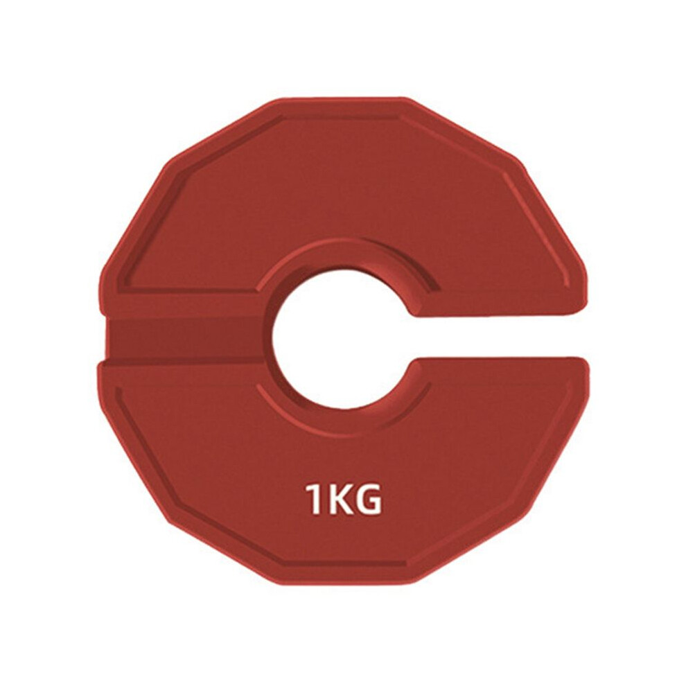 Photos - Other Trainers 1Pcs Gym Micro-Type Plates Dumbbell Fractional Weight Plate Rubber Fractional Weight Plates Add-on Change Red 1KG