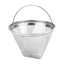Coffee Filter Coffee Maker Reusable Stainless Steel 4 Cone Coffee Filters for  Coffee Maker, Accessories