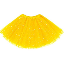 MäDchen Tutu RöCke Star Sparkle Pailletten Prinzessin Kleider 3 Schichten Ballett Tanz Kleinkind Baby TüLl Tutu Rock,Gelb