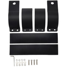 2X 3 Zoll 76-81 Mm Stier Bar ÜBerrolle KäFig Halterung Klemmen LED Arbeit Scheinwerfer Halter für SUV ATV LKW Motorrad Boot