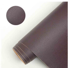Leather  Patch 19x40in Dark Brown Self Adhesive Vinyl Tape for Couch Car and Sofa