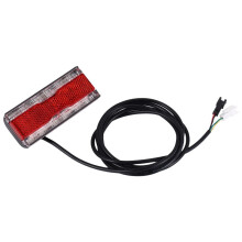 Ebike Brake Light 24V 36V 48V Electric Bicycle Rear Light with Brake Light Function LED Taillight