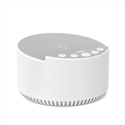 Mini Portable White Noise Bluetooth Speaker with 15W Wireless Charging 1
