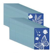 73 StüCk Sun Print Paper Cyanotype Paper Kit, Solar Drawing Paper Sensitivity Sunprint Nature Printing Paper