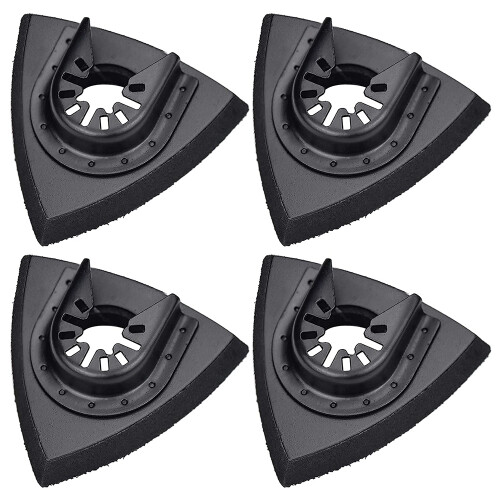 4Pcs Sanding Pads 80 mm for Attaching Pads, Multi-Tool Blades Oscillat