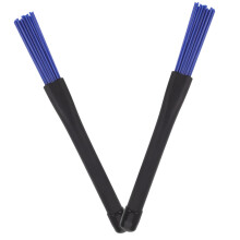 Drum Brushes with Ergonomic Plastic Handle, Durable Nylon Wire for Jazz and Snare Drums