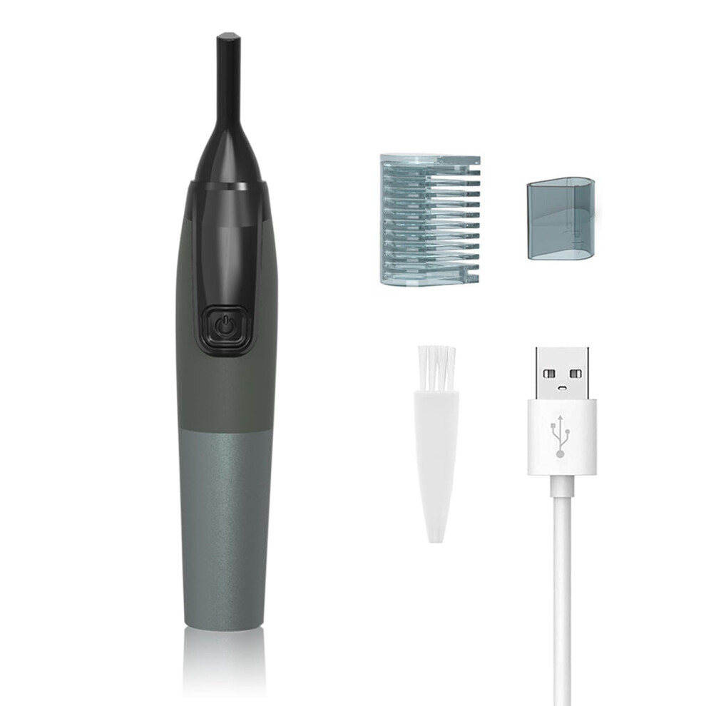 Electric Eyebrow Trimmer and Painless Nose Hair Remover, Rechargeable Mini Epilator for Face and Bikini