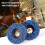 Paint Stripping Disc Wheel 3 Pcs Rust Stripper Strip Discs for 4 x 5/8 5