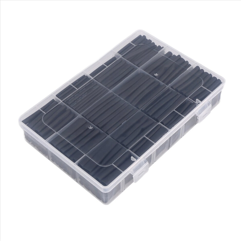 625Pcs Heat Shrink Tubing Kit Tubes Wire Wrap Ratio 2:1 Electrical Cab 4851441357347