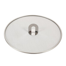 Stainless Steel Splash Guard Grill Pot Lid Oil Resistant Protection