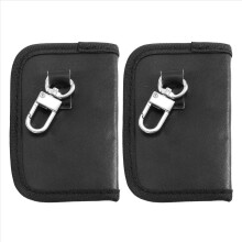 Car Key Signal Blocker Pouch Case [ 2 PACK ] Mini Bag for Keys Keyless