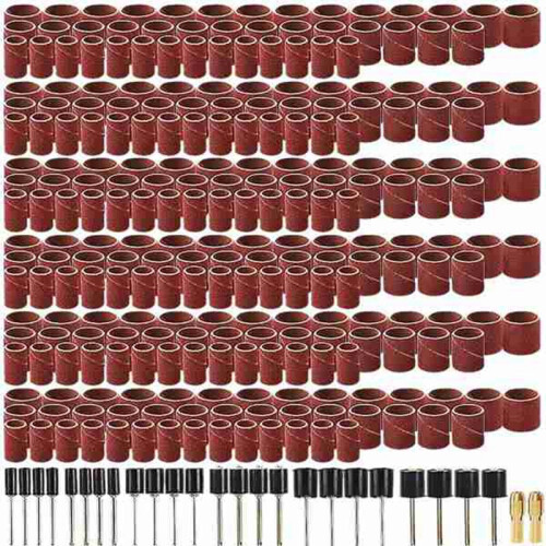 458Pcs Sanding Drums Kit Grinding Tool for Drum Polishing Machine with 1
