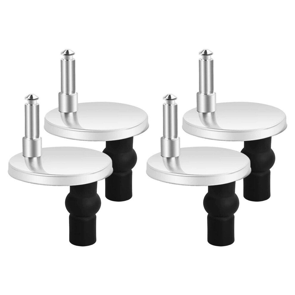 Toilet Seat Hinges Fixings 54Mm Quick Release Bolt Kit With Rubber Washers, 2 Set 9001264719173