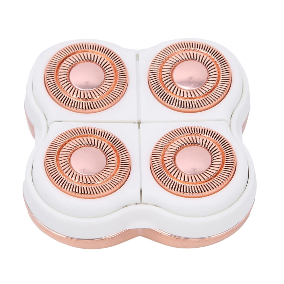 Rose Gold Wet and Dry Replacement Shaver Head with 360 Floating Blade for Flawless Legs Shaver