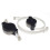 2PCS Portable RJ45 Cat 5 5E Retractable Ethernet LAN Network Patch Cable 10/100 Mbps 1.5M/5FT 2