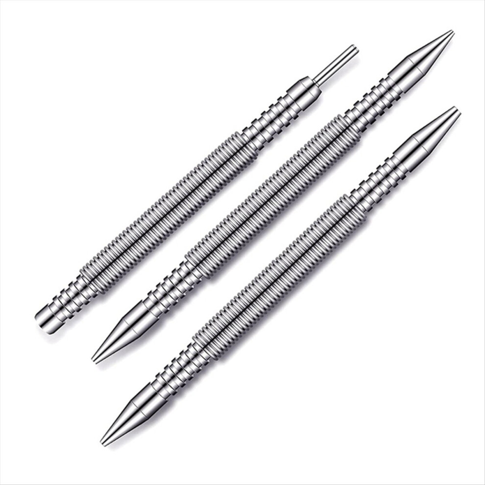 3 Pcs Dual Nail Setter And Hinge Pin Punch Set,Hammerless Spring Door 4851441365755