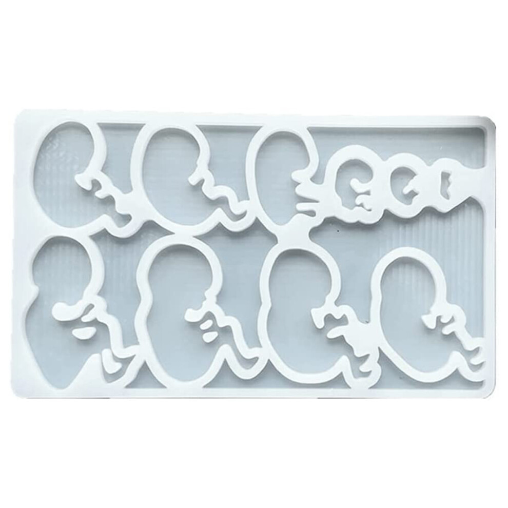 Photos - Tape Measure and Surveyor Tape Fetus Development in October Growth Epoxy Resin Mold Silicone Mould DI