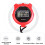 Digital Stopwatch Timer For Coaches And Referees, Featuring Lithium Battery And Ergonomic X Case, Split Timing Function With Extra Large Display 3