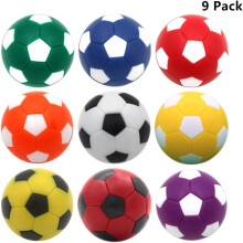 Balles de baby-foot colorées de rechange, design classique de football pour le jeu de table officiel, amusantes pour tous les âges, en ABS durable