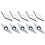 10Pcs Carbide Inserts Cutter Woodturning Chisel Tipped Replacement Bla 1