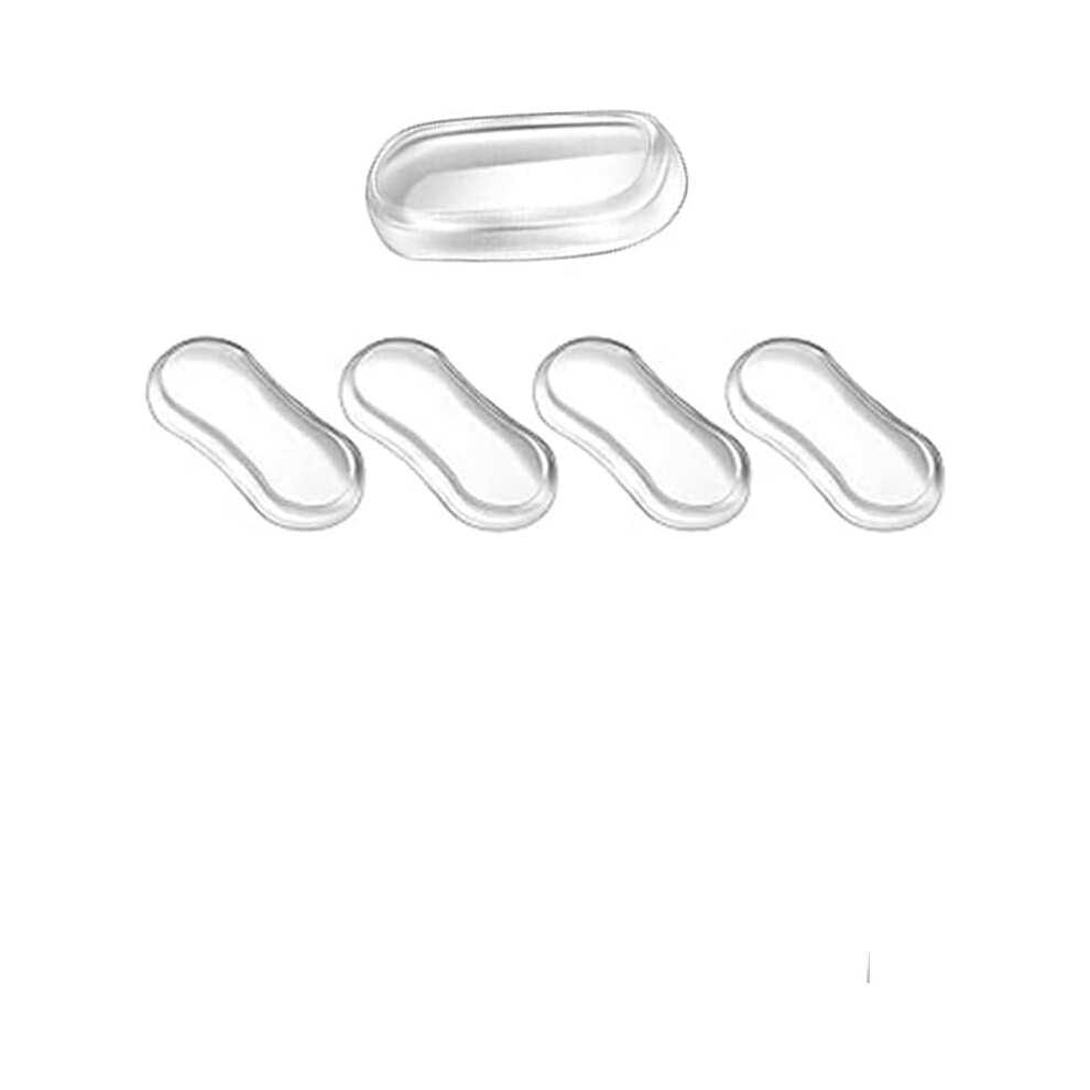 5 Pack Toilet Seat Bumpers With Adhesive, Rubber Buffers For Home, Hotel And Hospital Toilets 9119770522269