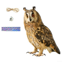 Unique Owl Decoy Bird Control Solution for Home Garden Weather Resistant Acrylic Material
